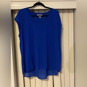 Blue Liz Claiborne Top